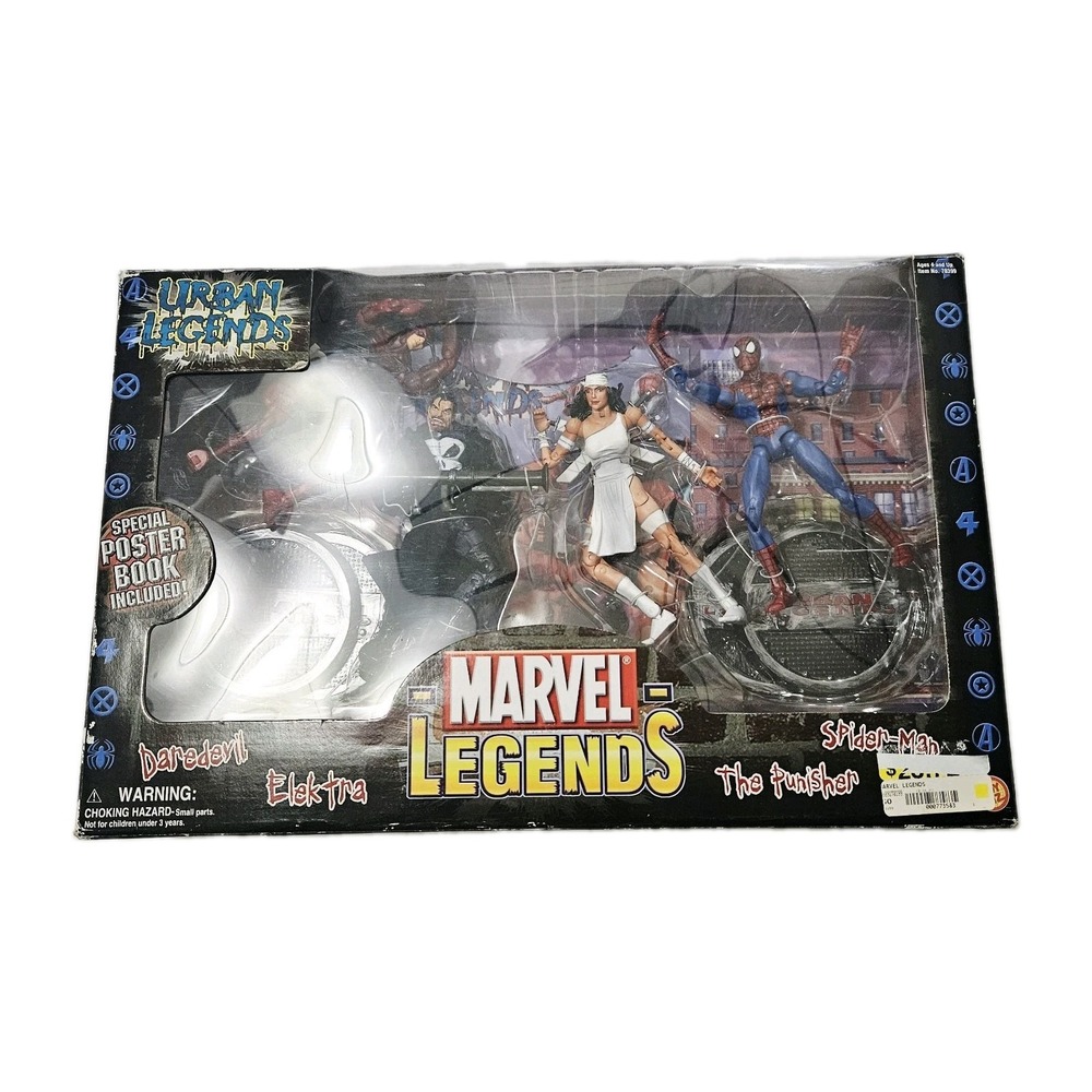 Marvel Legends URBAN LEGENDS 4-Pack (2003 ToyBiz) NEW Sealed In Box Never Opened